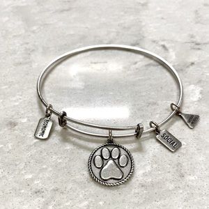 Alex and Ani Paw Print Bracelet